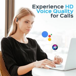 Treblab AI Wireless Bluetooth Translation Earbuds - Siri, Google Assistant - Stereo - True Wireless - Bluetooth - 33 ft - 