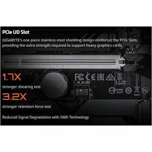 GIGABYTE Ultra Durable B760M DS3H WF6E GEN5 Gaming Desktop Motherboard - Intel B760 Chipset - Socket LGA-1700 - Micro ATX 