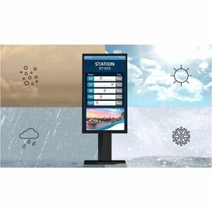 LG 49XE3P-B Outdoor Signage - 49" LCD - In-plane Switching (IPS-M+) Technology - Touchscreen - 24 Hours/7 Days Operation -