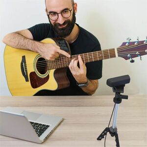 j5create JVCU100 Webcam - 2 Megapixel - 30 fps - Black - USB 2.0 Type A - 1 Each - Full HD - 1920 x 1080 Video - 82° Angle