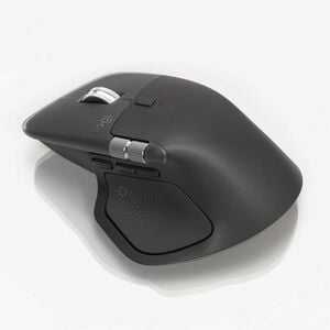 Logitech MX Master 4 Rato - Bluetooth/Radiofrequência - USB Tipo C, USB tipo A - Campo escuro - 8 Taste(n) - Grafite - Sem