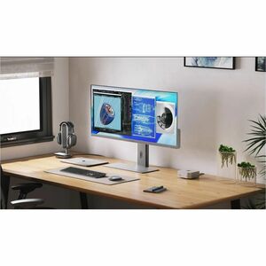 ALOGIC Edge 40" Ultrawide WQHD LCD Monitor with 90W PD, Silver, HDMI cable, USB-C cable, Power Adaptor