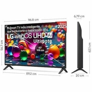 LG UA75 43UA75006LA 109.2 cm Smart LED-LCD TV 2025 - 4K UHDTV - High Dynamic Range (HDR) - HDR10, HDR10 Pro, HLG - Direct 