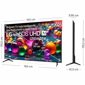 LG UA75 86UA75006LA 218.4 cm Smart LED-LCD TV 2025 - 4K UHDTV - High Dynamic Range (HDR) - HDR10, HDR10 Pro, HLG - Direct 