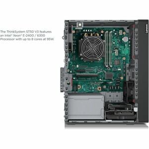 Lenovo ThinkSystem ST50 V3 7DF31006NA Tower Server - 1 x Intel Xeon 6315P 2.80 GHz - 32 GB RAM - Serial ATA/600 Controller