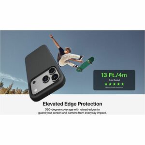 Belkin SheerForce Hülle für Apple iPhone 17 Pro Smartphone - Schwarz - Sturzsicher, Stoßfest, Kratzfest, Stoßsicher, Schla