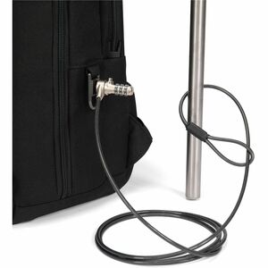 Dicota FIVE Carrying Case (Backpack) for 35.6 cm (14") to 40.6 cm (16") Notebook - Black - RFID Resistant - 900D Polyethyl