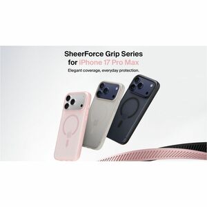 Belkin SheerForce Hülle für Apple iPhone 17 Pro Max Smartphone - Rosa - Softtouch - Sturzsicher, Stoßfest, Kratzfest, Ruts