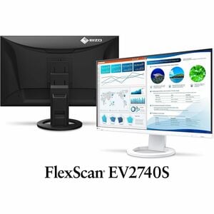 EIZO FlexScan EV2740S-BK 27" Class 4K UHD LED Monitor - 16:9 - Black - 68.6 cm (27") Viewable - In-plane Switching (IPS) T