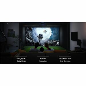 BenQ AH700ST 3D Short Throw DLP Projector - 16:9 - High Dynamic Range (HDR) - Front - 1080p - 20000 Hour Normal Mode - 3,0