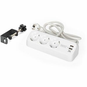 Digitus Steckdosenleiste - 3 x AC-Strom, 2 x USB Typ A, 1 x USB Typ C - 1,50 m Kabel - 16 A Stromstärke - 250 V AC Voltage