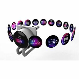 360mm 2.1in LGA1851/1700 AM5/AM4 ARGB