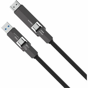 4smarts ComboCord 1,50 m USB-C/USB-A/HDMI AV-/Datenkabel - 1 - Cable for Notebook, Tablet, Smartphone, Monitor, Docking St