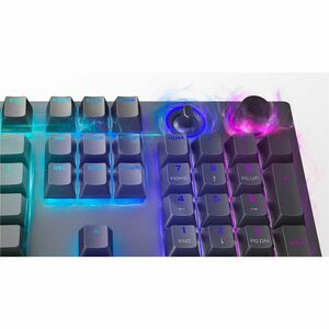 Alienware AW920K 游戏键盘 - 有线/无线 连接 - C型 USB 接口 - RGB LED - 英文（美国） - 月之暗面深邃黑 - Cherry MX红轴 按键开关 - Bluetooth/RF - 5.1 - 2.40 G