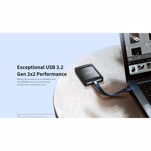 Lexar SL500 4 TB 便携式 固态硬盘 - 外置 - 2000 MB/s 最大读取传输速率