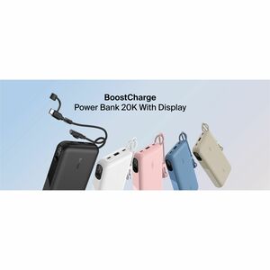 Belkin Power Bank - 20000 mAh - 20 W - Digital Display