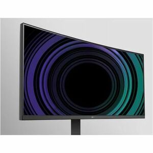 LG Ultrawide 34BA75QE-B 34" Class UWQHD Curved Screen LCD Monitor - 21:9 - 34" Viewable - In-plane Switching (IPS) Technol