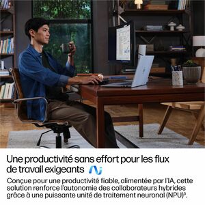 HP EliteBook 8 G1i  Copilot+ PC 16 Intel Core Ultra 5 226V Copilot+ PC - 512GB SSD 16GB - 1920 x 1200 - argenté - W11P