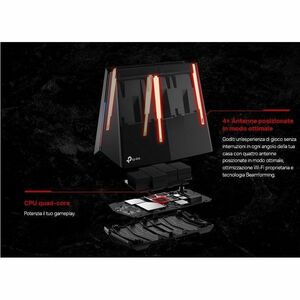 Routeur sans fil TP-Link Archer GE550 - Wi-Fi 7 - Ethernet - Triples Bandes - 2,40 GHz Bande ISM - 6 GHz Bande UNII - 1,13