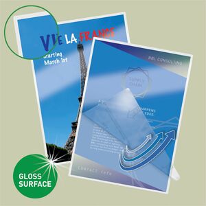 Leitz iLAM Laminating Pouch - Sheet Size Supported: A4 - Laminating Pouch/Sheet Size: 303 mm Width x 100 µm Thickness - Gl
