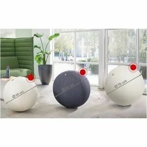 ACCO Ergo Active Exercise Ball Chair - Grey
