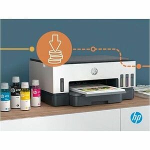 HP 720 Wired & Wireless Smart Tank Inkjet Multifunction Printer - Colour - Copier/Printer/Scanner - 23 ppm Mono/22 ppm Col