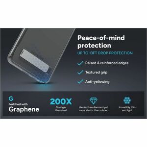 ZAGG Crystal Palace Case for Samsung Galaxy S26 Ultra Smartphone - Textured Edges,Grip - Clear - Yellowing Resistant, Scra