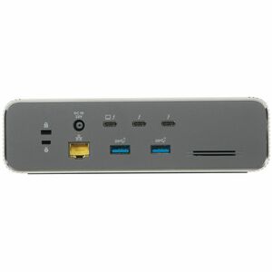 Targus EcoSmart DOCK230EUZ Thunderbolt 5 Docking Station für Workstation, Mikrofon, Lautsprecher, Kopfhörer, Tastatur, Mau