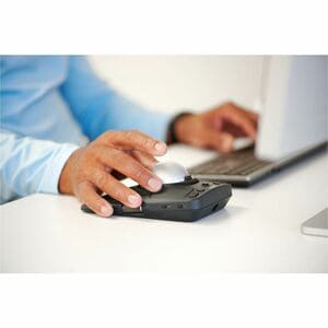 Expert Mouse™ TB800 EQ Multi-Connection Trackball - Optical - Cable/Wireless - Bluetooth - 2.40 GHz - Rechargeable - Black