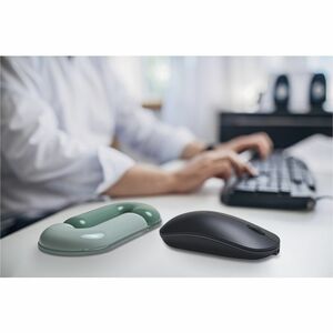 Kensington Duo Gel Wrist Rest - 0.71" Height x 7.40" Width x 3.27" Depth - Green - Polyurethane - Mouse - Retail - 1