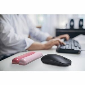Kensington Duo Gel Wrist Rest - 0.76"" (19.30 mm) Height x 6.69"" (170 mm) Width x 3.09"" (78.50 mm) Depth - Pink - Polyur