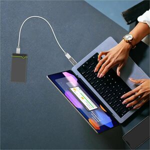 j5create JUCX45 Data Transfer Adapter - 1 - 1 x USB 3.2 (Gen 2) Type A - Male - 1 x USB 3.2 (Gen 2) Type C - Female - Blac