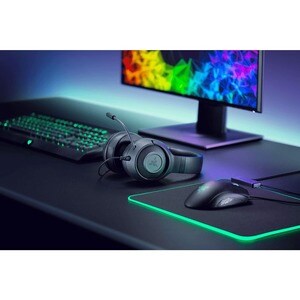 Casque de jeu Razer Kraken X Lite - Filaire - Design Sur tête - Stéréo - Binaural - Circumaural - 32 Ohm - Fréquence 12 Hz