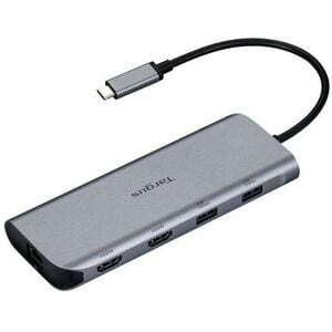 Targus USB 3.2 (Gen 2) Type C Docking Station for Notebook, Mouse, Keyboard, Flash Drive - Charging Capability - 140 W - S