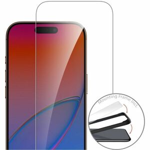 4smarts Second Glass 9H Gehärtetes Glas Displayschutz für Apple iPhone 16 Pro, iPhone 17 - Transparent - für OLED iPhone 1