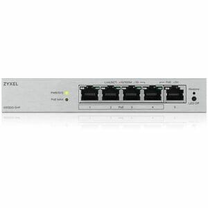 ZYXEL GS1200 GS1200-5HPV3 5 Ports Manageable Ethernet Switch - Gigabit Ethernet - 10/100/1000Base-T - 2 Layer Supported - 