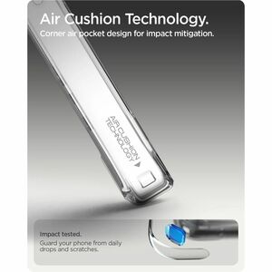 Spigen Ultra Hybrid Case for Google Pixel 10a Smartphone - Clear Graphite - Yellowing Resistant, Drop Resistant, Scratch R