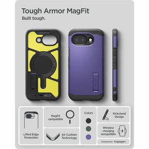 Spigen Tough Armor Case for Google Pixel 10a Smartphone - Ash Violet