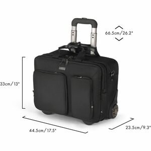 Dicota SEVEN Tasche (Kleberoller) für 35,6 cm (14 Zoll) bis 40,6 cm (16 Zoll) Notebook - 1680D Polyethylenterephthalat (PE