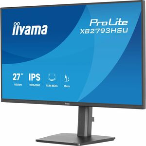 iiyama ProLite XB2793HSU-B1 27 Zoll Klasse Full HD LED-Monitor - 16:9 Format - Mattschwarz - 68,6 cm (27 Zoll) Viewable - 