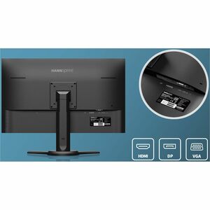 Hannspree HP241PJB 24" Class Full HD LED Monitor - 16:9 - 60.5 cm (23.8") Viewable - In-plane Switching (IPS) Technology -