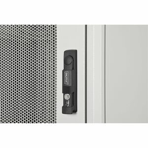 Digitus 42U Bodenstehend Geschlossener Schrank Rackschrank für PDU, Server, Gestell - Hellgrau - Stahl - 1200 kg Maximale 