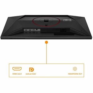 AOC AGON 24G4ZR 24.0" (61.0 cm) Class Full HD Gaming LED Monitor - 16:9 - Black, Red - 23.8" (60.5 cm) Viewable - Fast IPS