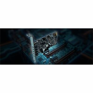 Sound Blaster Audigy Fx Pro SB1970A Sound Board - 7.1 Sound Channels - Plug-in Card - PCI Express - 120 dB - 4 Byte 384 kH
