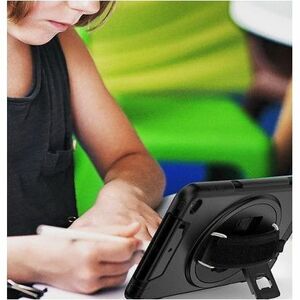 4smarts Robust Tasche für 26,4 cm (10,4 Zoll) Samsung Galaxy Tab S6 Lite Tablet - Schwarz - Polycarbonat, Thermoplastische