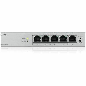 ZYXEL GS1200 GS1200-5HPV3 5 Ports Manageable Ethernet Switch - Gigabit Ethernet - 10/100/1000Base-T - 2 Layer Supported - 