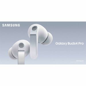 Samsung Galaxy Buds4 SM-R540 Earset - Bixby - Stereo - True Wireless - Bluetooth - Earbud - Binaural - In-ear - White