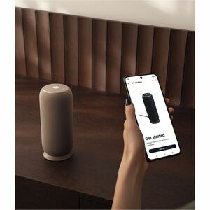 Motorola Mobility Portable Bluetooth Speaker System - 30 W RMS - Warm Taupe - Wireless LAN - Battery Rechargeable