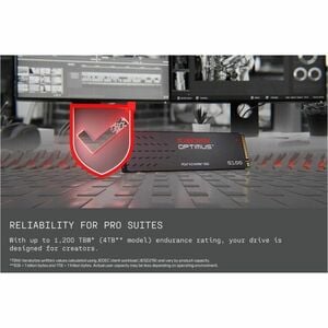 SanDisk Optimus Solid State-Laufwerk - M.2 2280 Intern - 1 TB - PCI Express NVMe (PCI Express NVMe 4.0 x4) - Notebook, Des