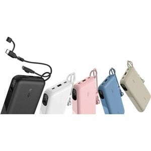 Belkin BoostCharge Stromspeicher - Weiß - für Smartphone, iPhone, iPad, AirPod, USB Typ C Gerät, Nintendo Switch, iPad min